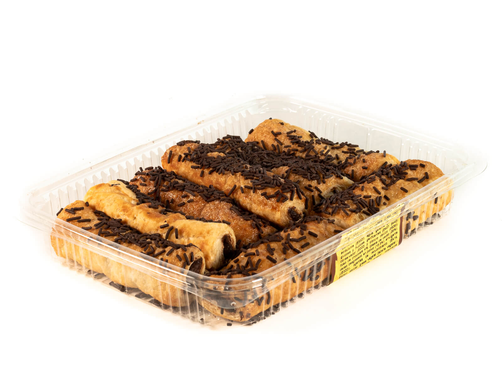 Flautas de chocolate