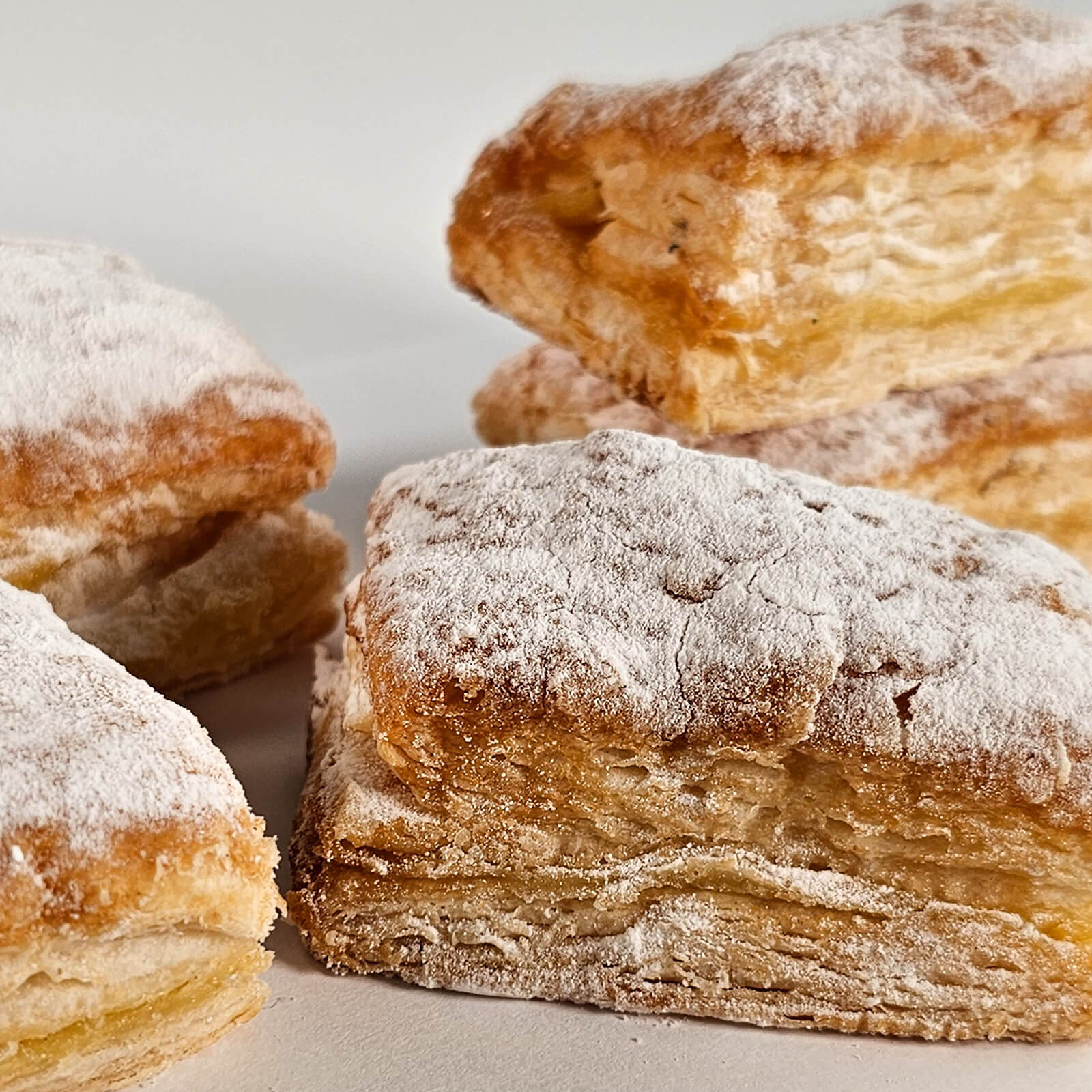 Milhojas de crema